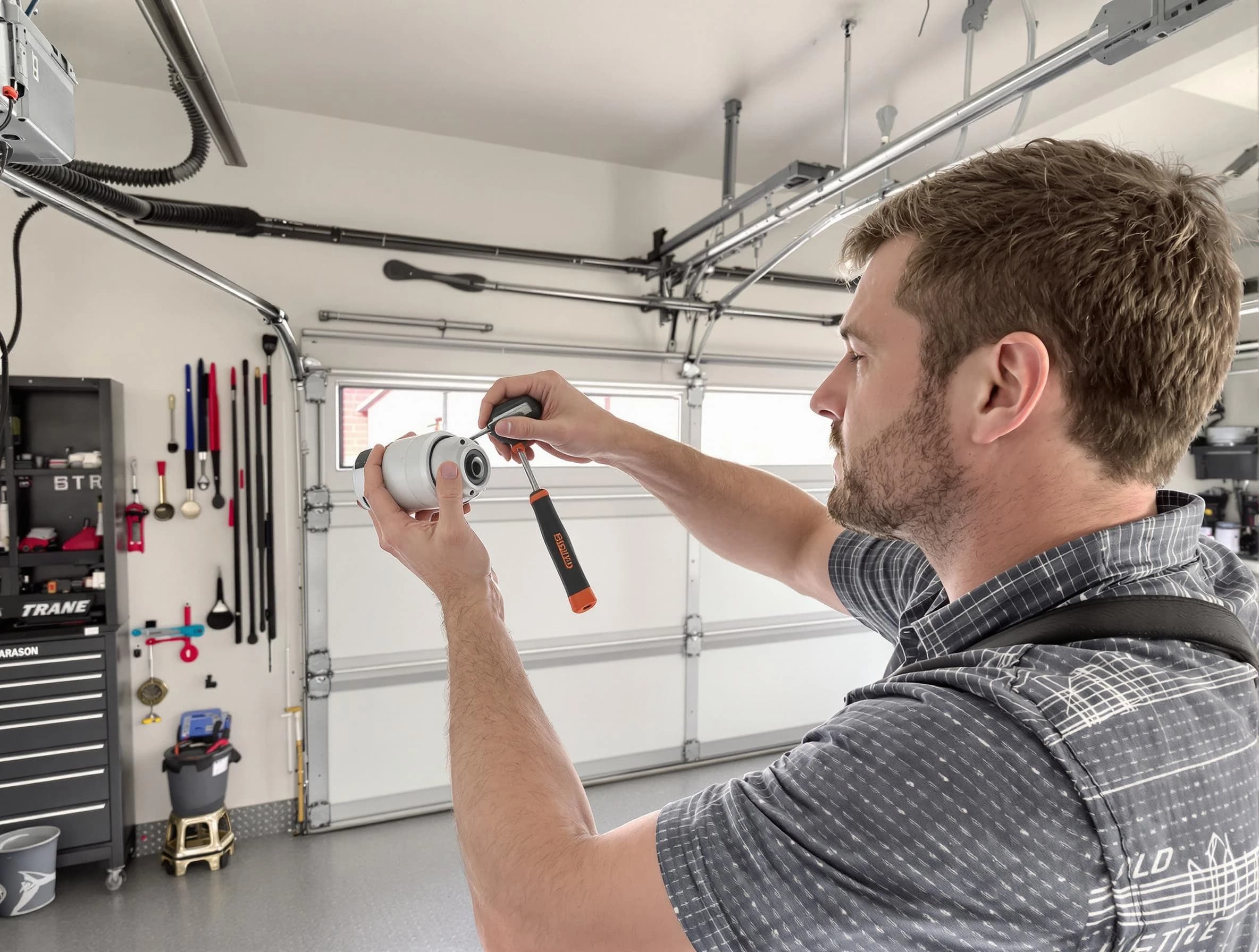 Garage door opener repair service by Cranford Garage Door Repair in Cranford