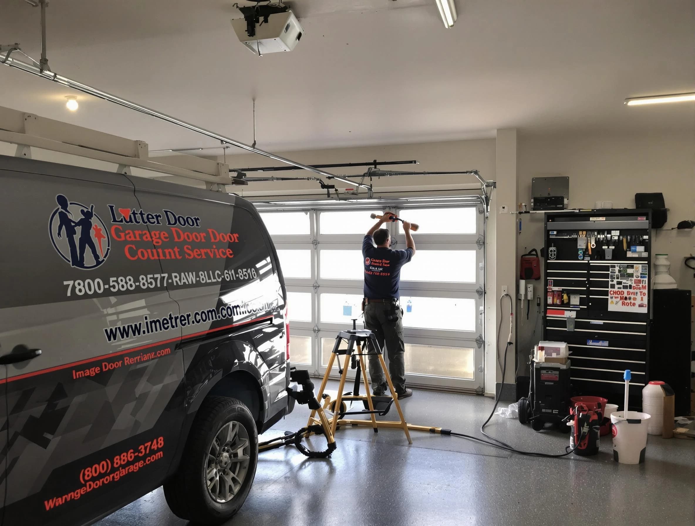 Cranford Garage Door Repair rapid response team performing same-day repair in Cranford