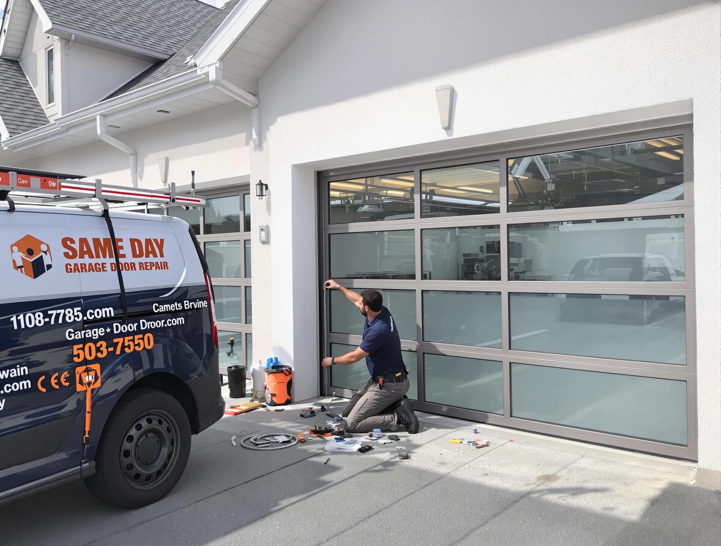 Same-day garage door repair service by Cranford Garage Door Repair in Cranford