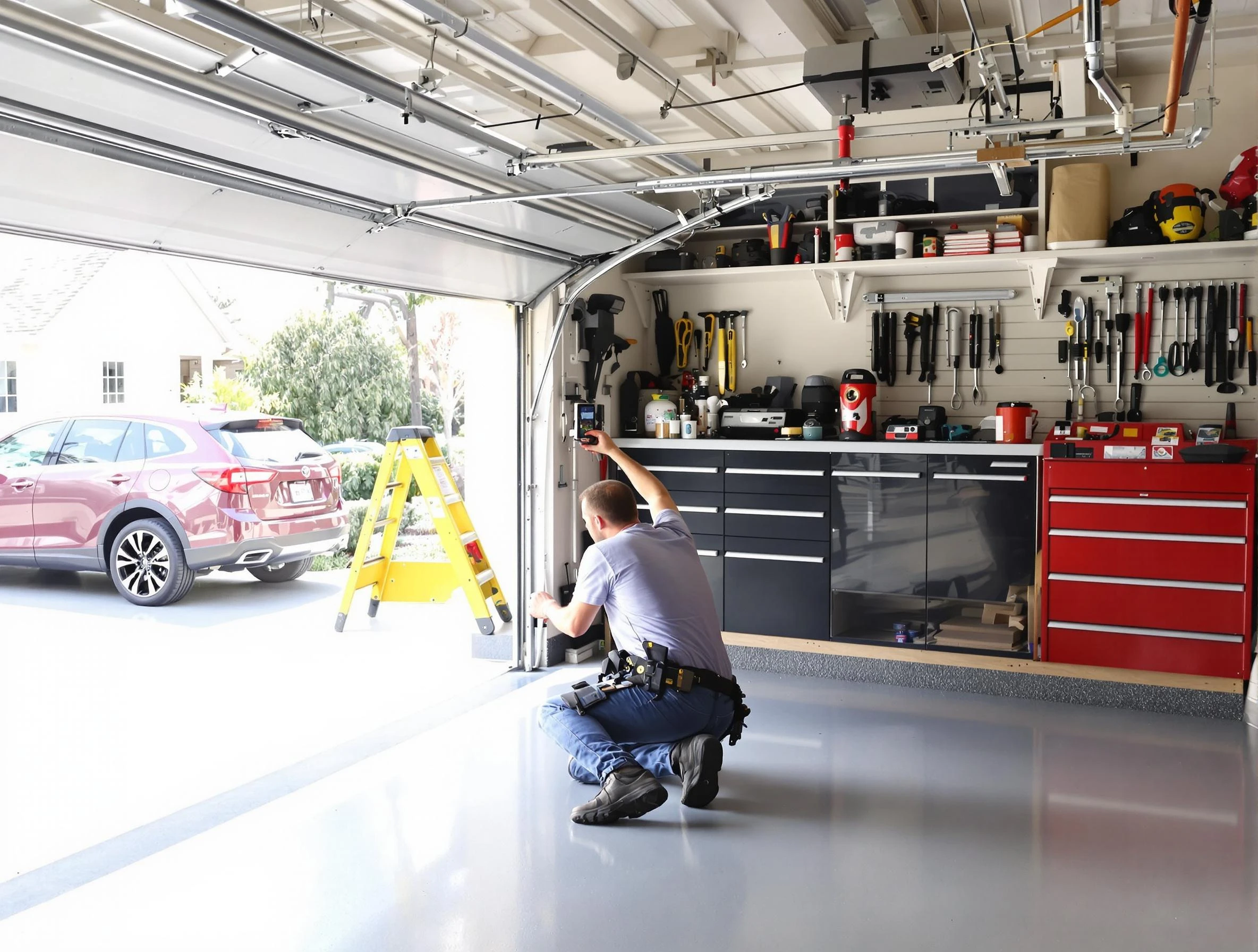 Local garage door repair service by Cranford Garage Door Repair in Cranford